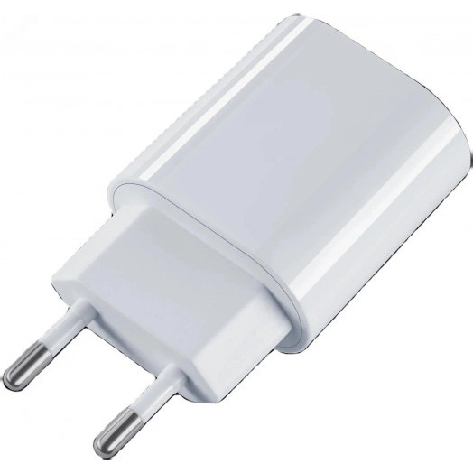 Зарядное устройство сетевое UPC-22, 2xUSB, 5V/2.1А, кабель micro-USB