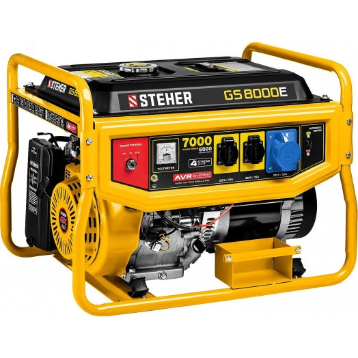 Генератор бензиновый 7000 Вт с электростартером