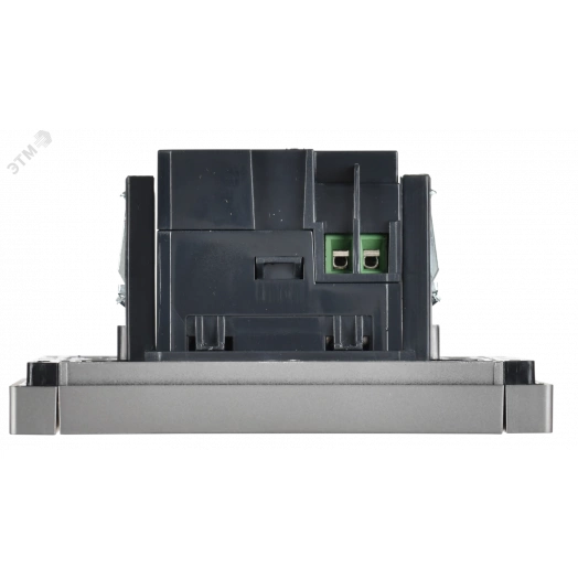 FORTE&PIANO Розетка USB A+C 3,1А FP550 сталь IEK