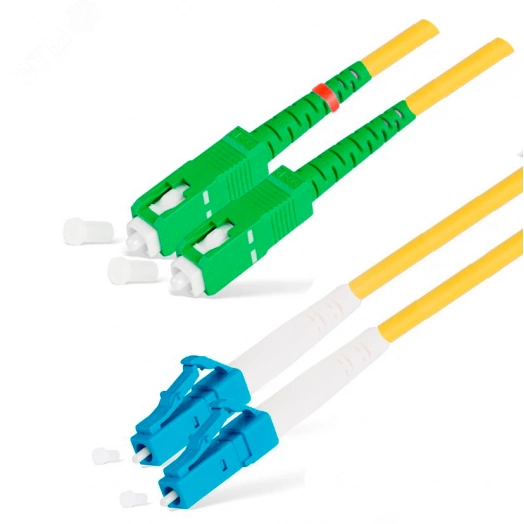 Шнур оптический dpc LC/UPC-SC/APC 9/125 2.0мм 30м LSZH