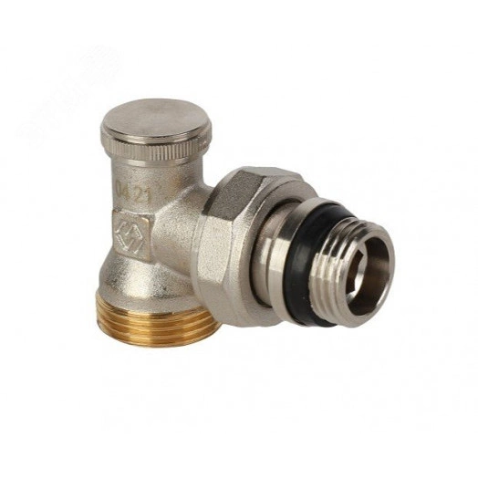 Клапан настроечный угловой 1/2 с выходом под евроконус