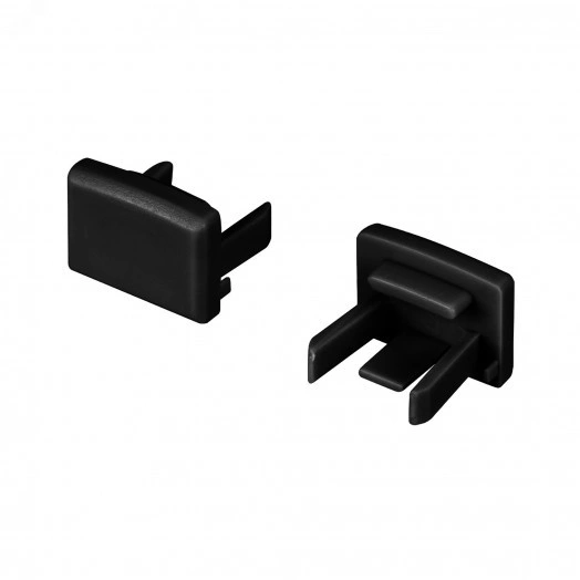 Заглушка PIK-1007 черная глухая (пластик)