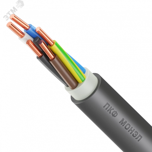 Кабель силовой ВВГнг(А)-LS 5Х1.5ок(N.PE)-0.660  100м ТРТС