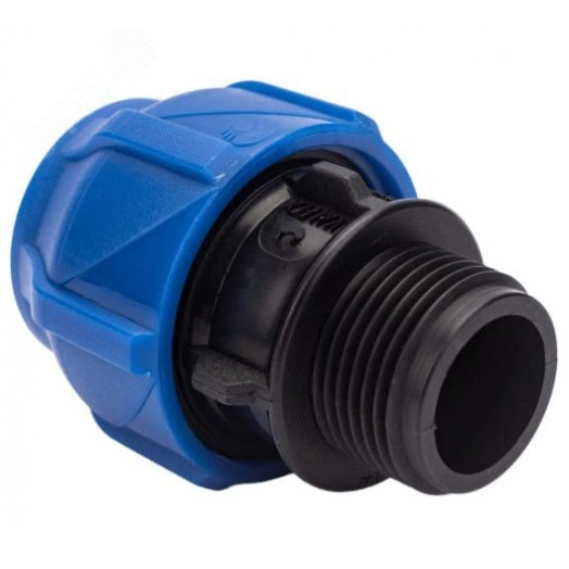 Муфта компрессионная соединительная ПНД НР 20х3/4 (270/45)