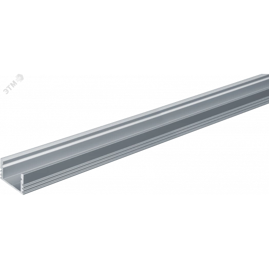 Профиль NPR-02 накладной анодированный 16х12мм 2м