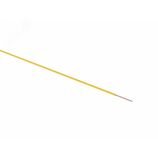 Провод ПГВА 1х1.50 мм2, желтый, бухта 100 м,