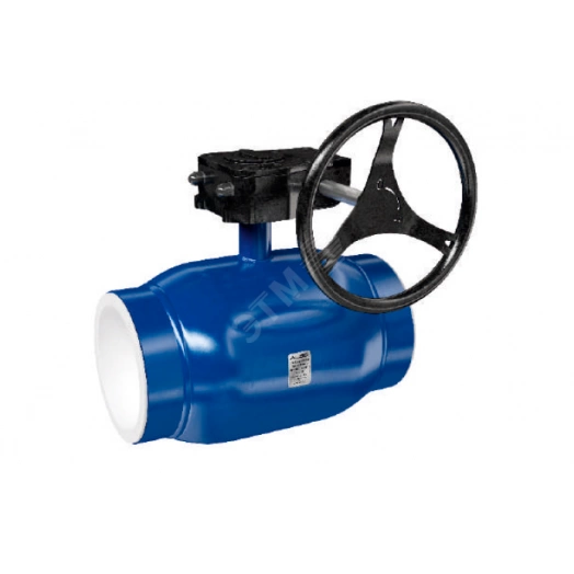 Кран шаровой под приварку полнопроходной DN 125 P 25 RS Ст. 09Г2С с редуктором