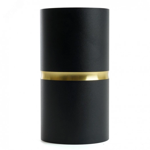 Светильник ДПО GU10 без лампы черный золото