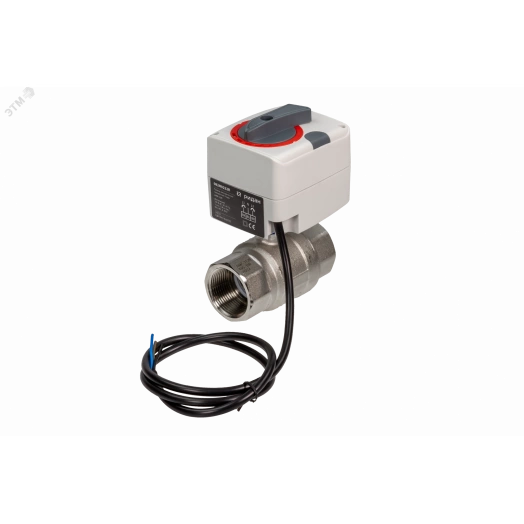 Кран шаровой AMZ-113R PN40 DN 25 KVS60 Tmax110 град. Rp1 CW617N 3х-ходовой