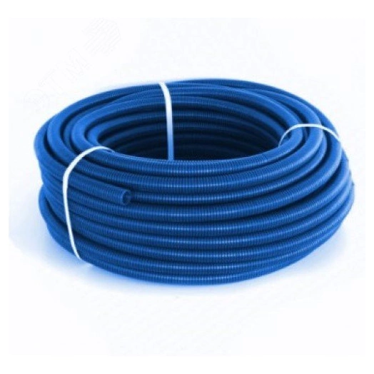 Труба гофрированная 28 синяя, для трубы 20, бухта 50м
