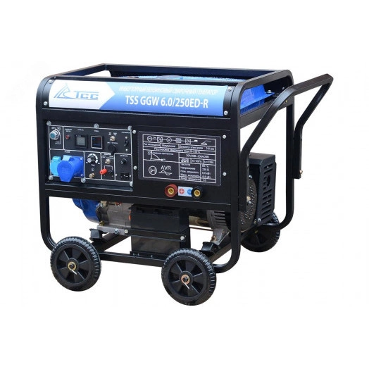 Инверторный бензиновый сварочный генератор TSS GGW6.0/250ED-R Инверторный бензиновый сварочный генератор TSS GGW6.0/250ED-R
