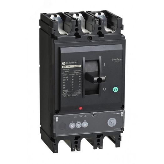 Выключатель автоматический в литом корпусе SYSTEMEPACT CCB400 150KA S1.3M 3P3D 320A рычаг