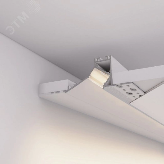 Профиль FANTOM-W45-BEVEL-2000 WHITE (Алюминий)