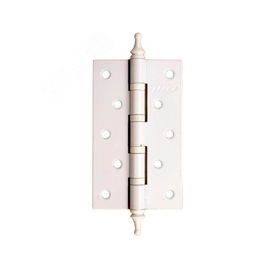 Петля дверная Аллюр 2553 4BB-CHP WW 4 подш.,коронка белая 127х76