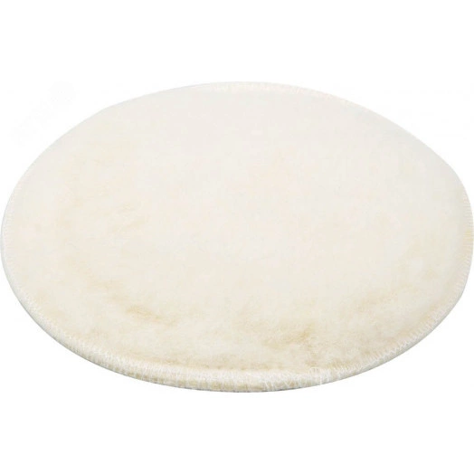 Насадка полировальная из искусственного меха на липучке, 125мм