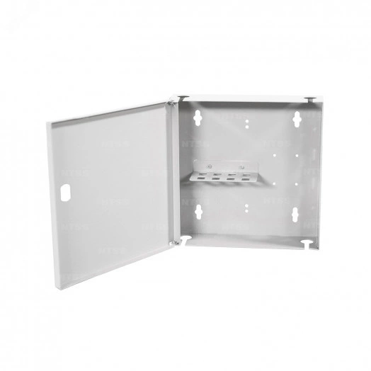 Кросс распределительный настенный мини, до 8 портов SC/LC duplex, дверка с замком, ложемент, сплошная внутренняя панель