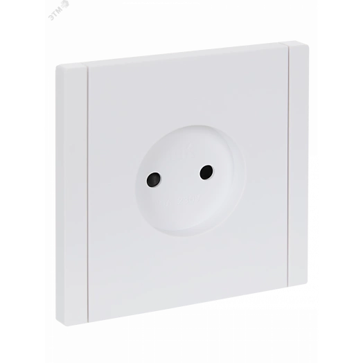 FORTE&PIANO Розетка 1-местная без заземления с защитными шторками винтовое крепление 10А FP217 белый IEK