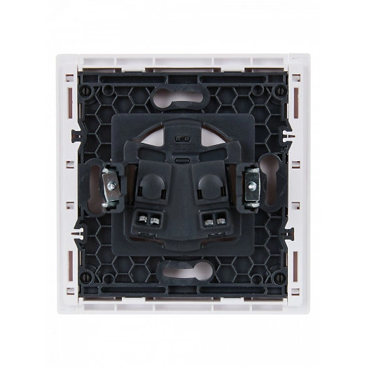 FORTE&PIANO Розетка 1-местная без заземления с защитными шторками винтовое крепление 10А FP217 белый IEK