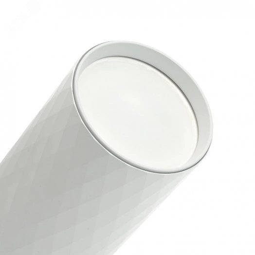 Светильник ДБО GU10 без лампы наклонный с выключателем белый