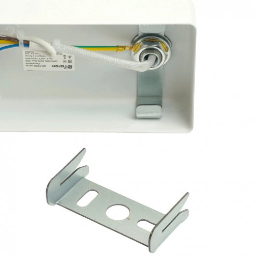 Светильник ДБО GU10 без лампы наклонный с выключателем белый