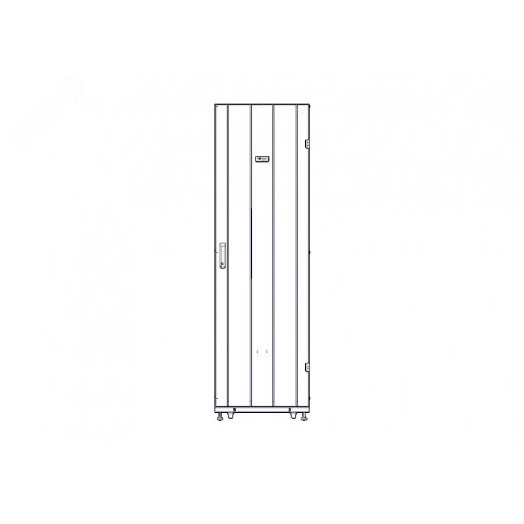 Шкаф Uniprom. 42U-600/1070. боковые панели 4шт. черный