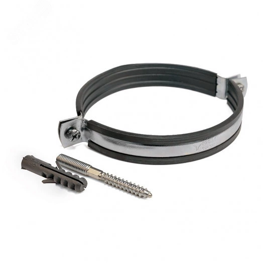 Хомут металлический с гайкой М8 1/2 (20-23)