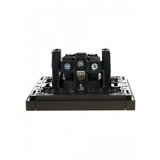 FORTE&PIANO Розетка 1-местная с заземлением с защитными шторками винтовое крепление 16А FP315 серый IEK