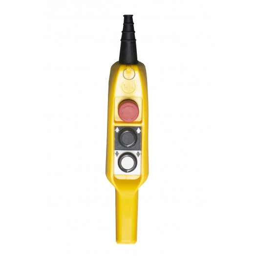 Пульт управления краном TY-3A (2 кнопки, 1 скорость, авар.стоп + ключ)