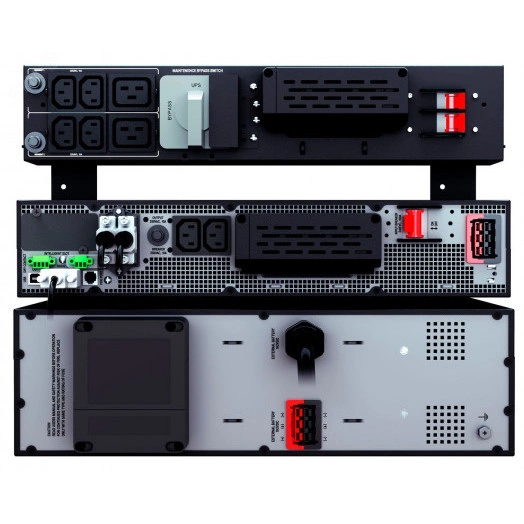 Источник бесперебойного питания Online Innova RT II 6000 Ва/ 6000 Вт, Tower/ Rack, фаза 1/1, 3xIEC C13, RS232 и USB type B и Порт SNMP, c АКБ