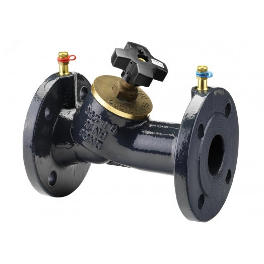 Клапан балансировочный ручной c дренажем фланцевый DN 032 PN 16 Kvs=13.5 м3/ч