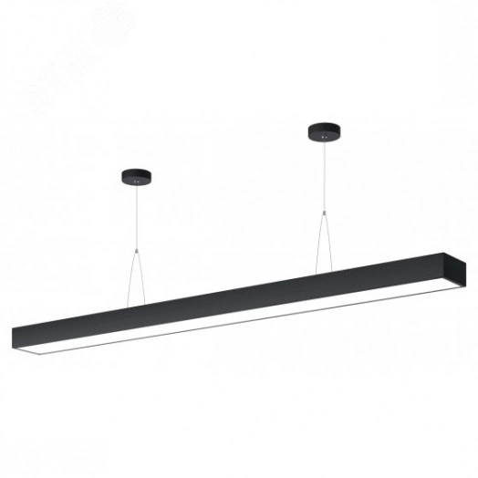 Светильник LED Geometria Block SPO-115-B-40K-036 36Вт 4000K 3100Лм IP40 1200х100х50 черный подвесной драйвер внутри