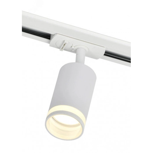 LIGHTING Светильник 4116 декоративный трековый поворотный под лампу GU10 белый IEK