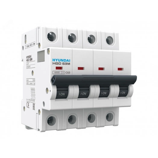 Выключатель автоматический модульный 3П+N 1А B 6кА Standard HGD