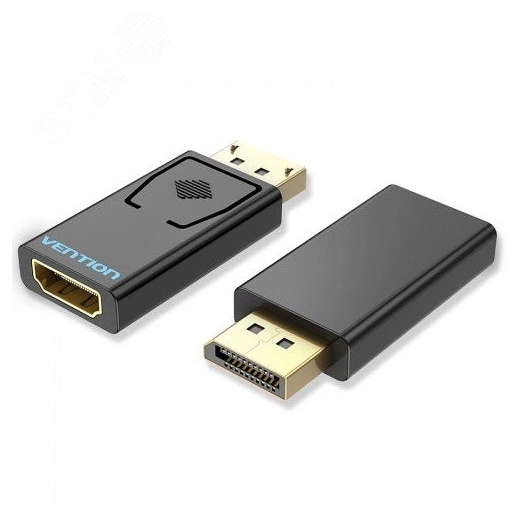 Адаптер переходник DisplayPort 20M на HDMI F, контакты позолоченные