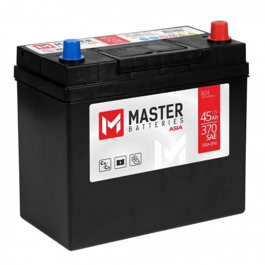 Аккумулятор автомобильный MASTER BATTERIES Asia 45Ah R+
