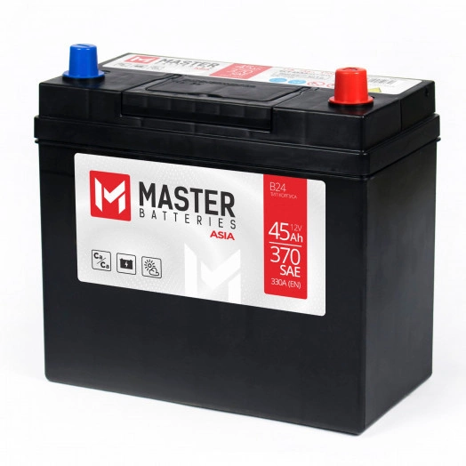 Аккумулятор автомобильный MASTER BATTERIES Asia 45Ah R+