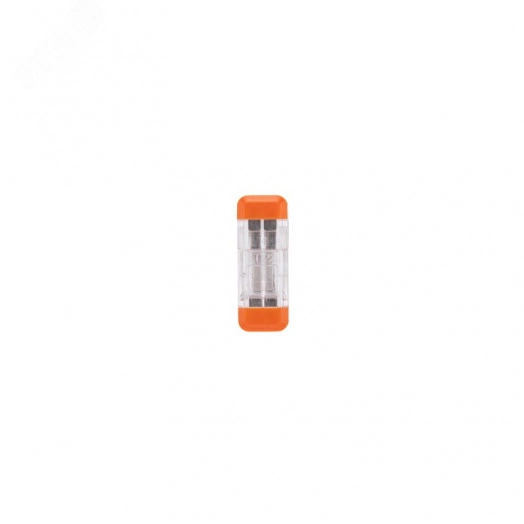 Экспресс-клемма СМК 2273-202R проходная разъемная 2 полюса 0,5-2,5мм2