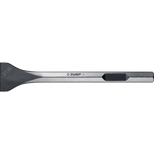 Зубило лопаточное 80 х 400 мм HEX 28, БУРАН