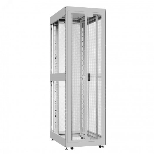 Шкаф серверный 52U 800х1200 передняя дверь: двустворчатая перфорированная IP20. задняя дверь: двустворчатая перфорированная IP20. боковые панели: без. цвет: серый RAL7035 