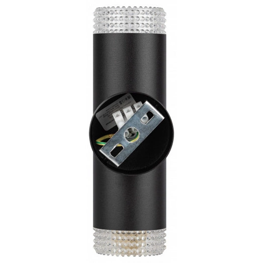 Светильник настенный WL50 BK/TR 2*GU10 2*12Вт IP20 черный, прозрачный