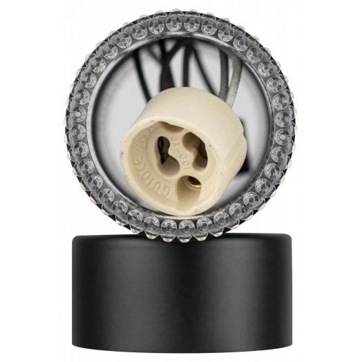 Светильник настенный WL50 BK/TR 2*GU10 2*12Вт IP20 черный, прозрачный