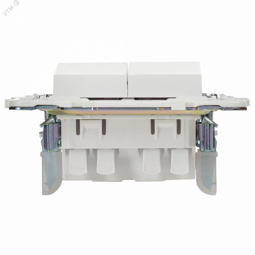 SKANDY Выключатель 2-клавишный проходной 10А SK-V05W арктический белый IEK