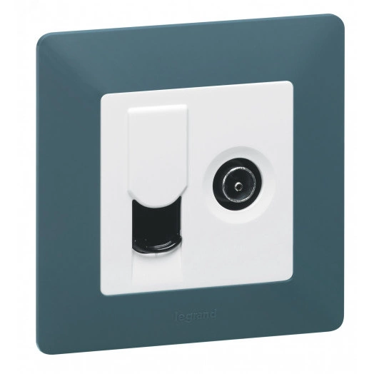 Valena IN MATIC Розетка TV звезда/RJ45 Кат 6 UTP