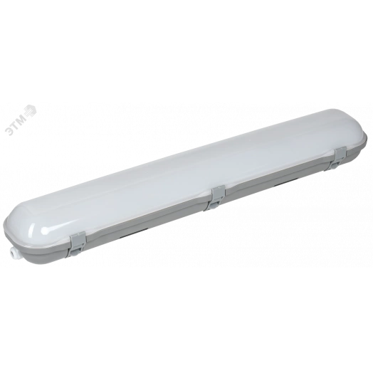 Светильник ДСП 1321 40Вт 5000К IP65 600мм пласт. серый IEK