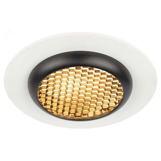 Светильник встраиваемый алюминиевый KL109 WH/BK MR16 GU5.3 белый/черный матовый