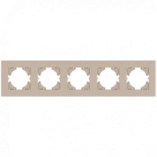 GUSI City рамка 5-местная, цвет шампань