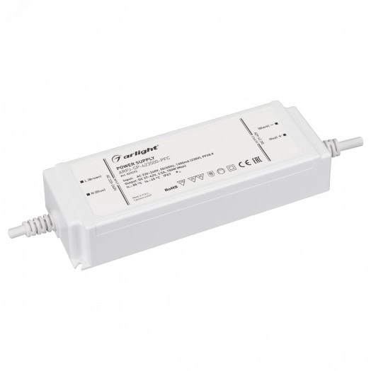 Блок питания ARPJ-SP-423500-PFC (150W, 27-42V, 3.5A) (IP67 Пластик, 5 лет)