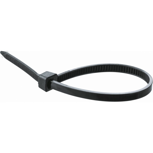Хомут 200х4,8 мм нейлон черный ОНЛАЙТ (100 шт в упак)