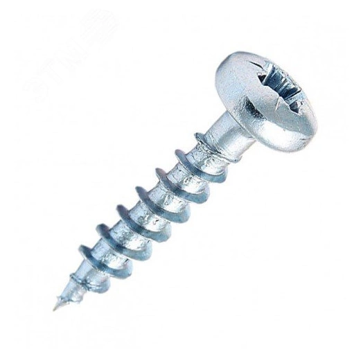 Саморез 6,3x38 DIN 7981 полукругл. гол. острый цинк (100 шт/уп)