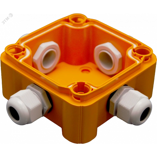 Коробка монтажная огнестойкая КМ-О-1010(П)(8к)-IP66(П6-12)